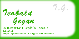teobald gegan business card